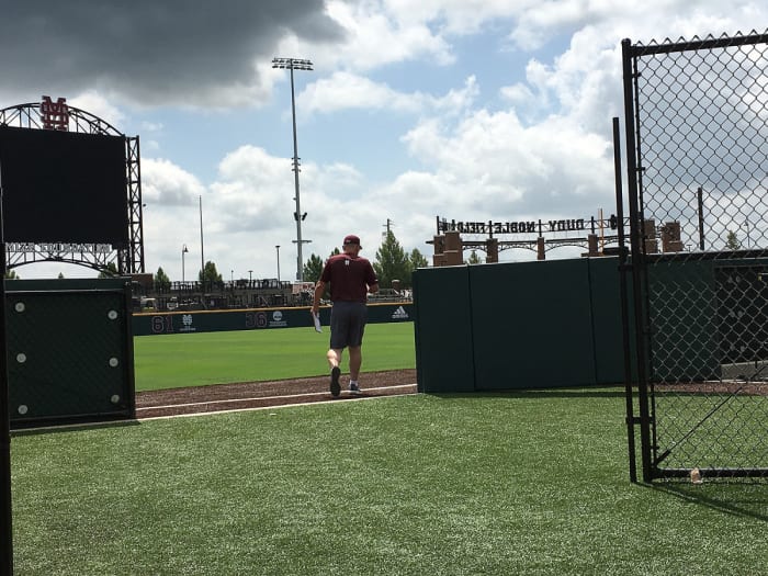 Gary Henderson enters Mississippi State’s baseball field for practice Tuesday, his team preparing for the College World Series.